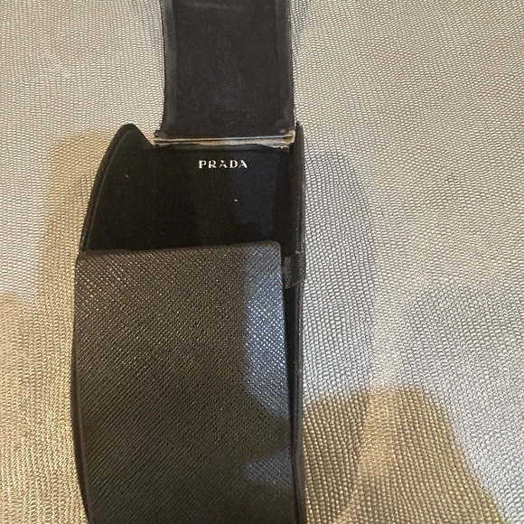 Prada Glossy Black Sunglasses main image 5